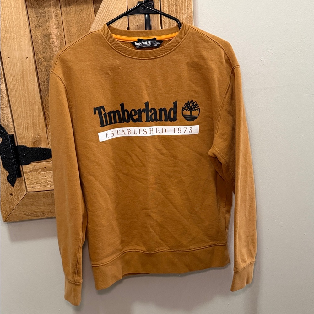 Burnt orange timberland sweater